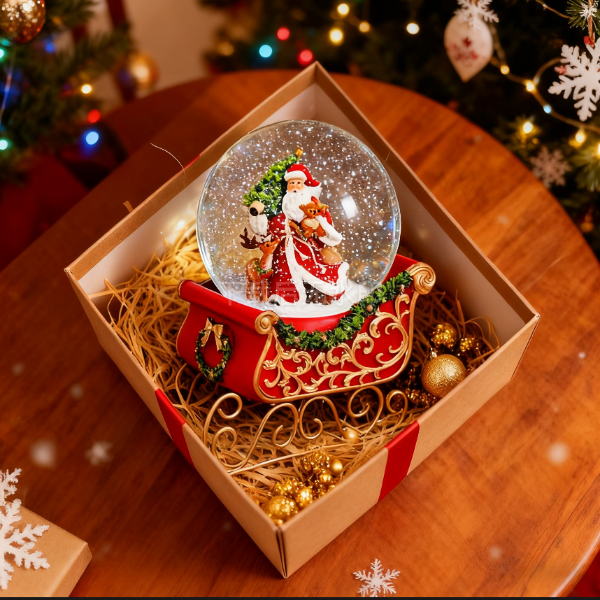 Christmas Snow Globe with Musi - Snow Globe Musical บทวิจารณ์และราคา