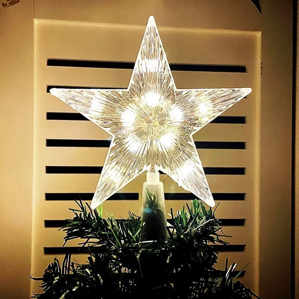 15CM LED Christmas Tree Orname - Star Tree Topper บทวิจารณ์และราคา