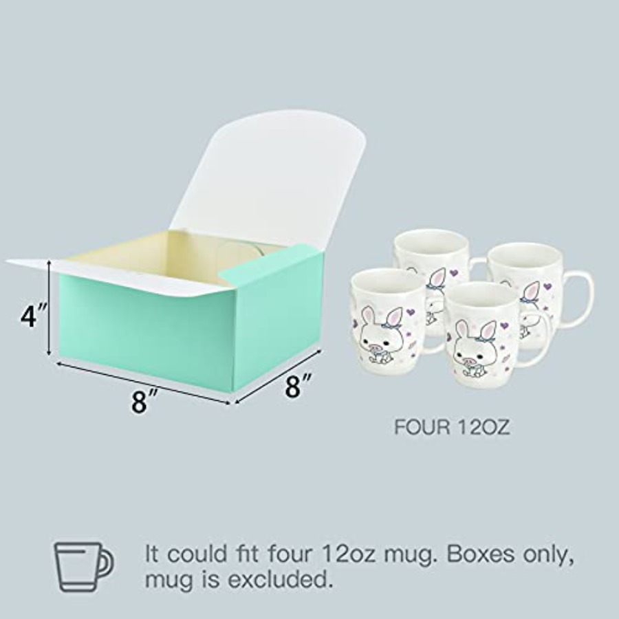 12 Sets Turquoise Green Gift B - Gift Box Wrap Set บทวิจารณ์และราคา