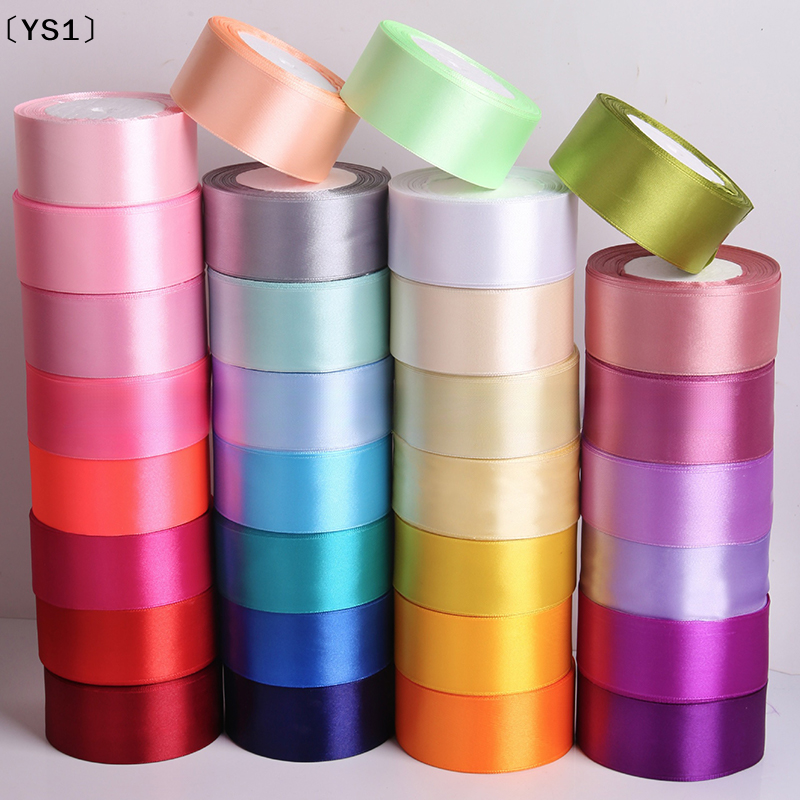 〔YS1〕4cm 25 Yards Satin Ribbon - Ribbon Bow Gift บทวิจารณ์และราคา