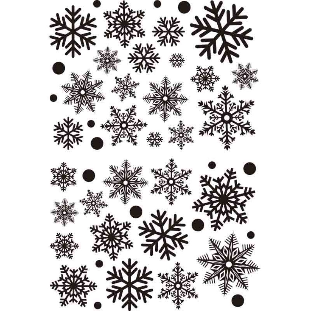 30pcs PVC Christmas Snowflakes - Snowflake Window Decal บทวิจารณ์และราคา