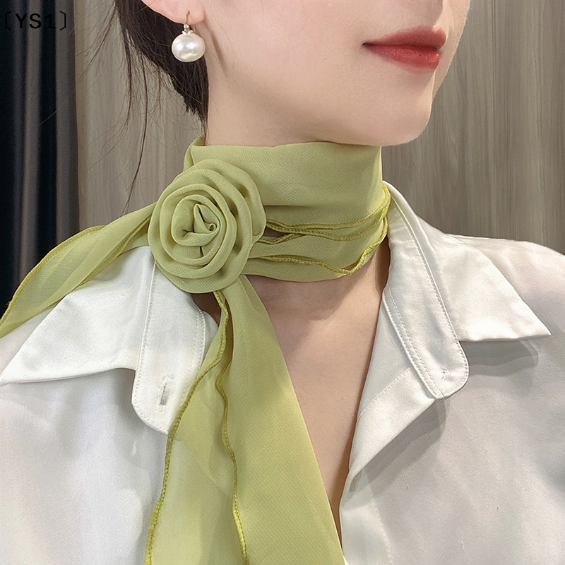 〔YS1〕Fashion Rose Flower Silk  - Ribbon Bow Gift บทวิจารณ์และราคา