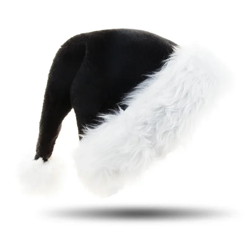 Unisex Xmas Black Plush Christ - Santa Hat Plush บทวิจารณ์และราคา