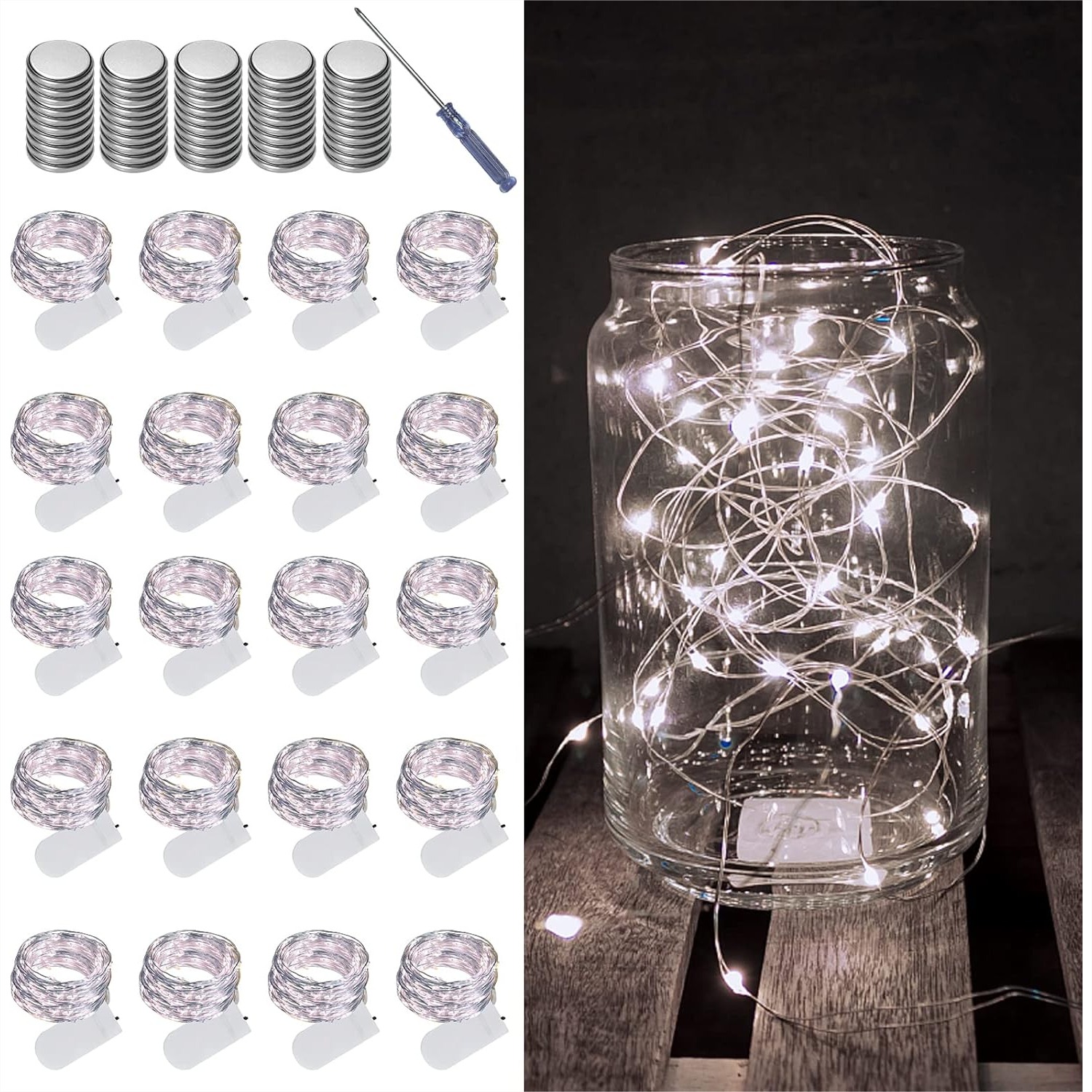 20 Pack Fairy Lights Battery O - Led Fairy String Lights บทวิจารณ์และราคา
