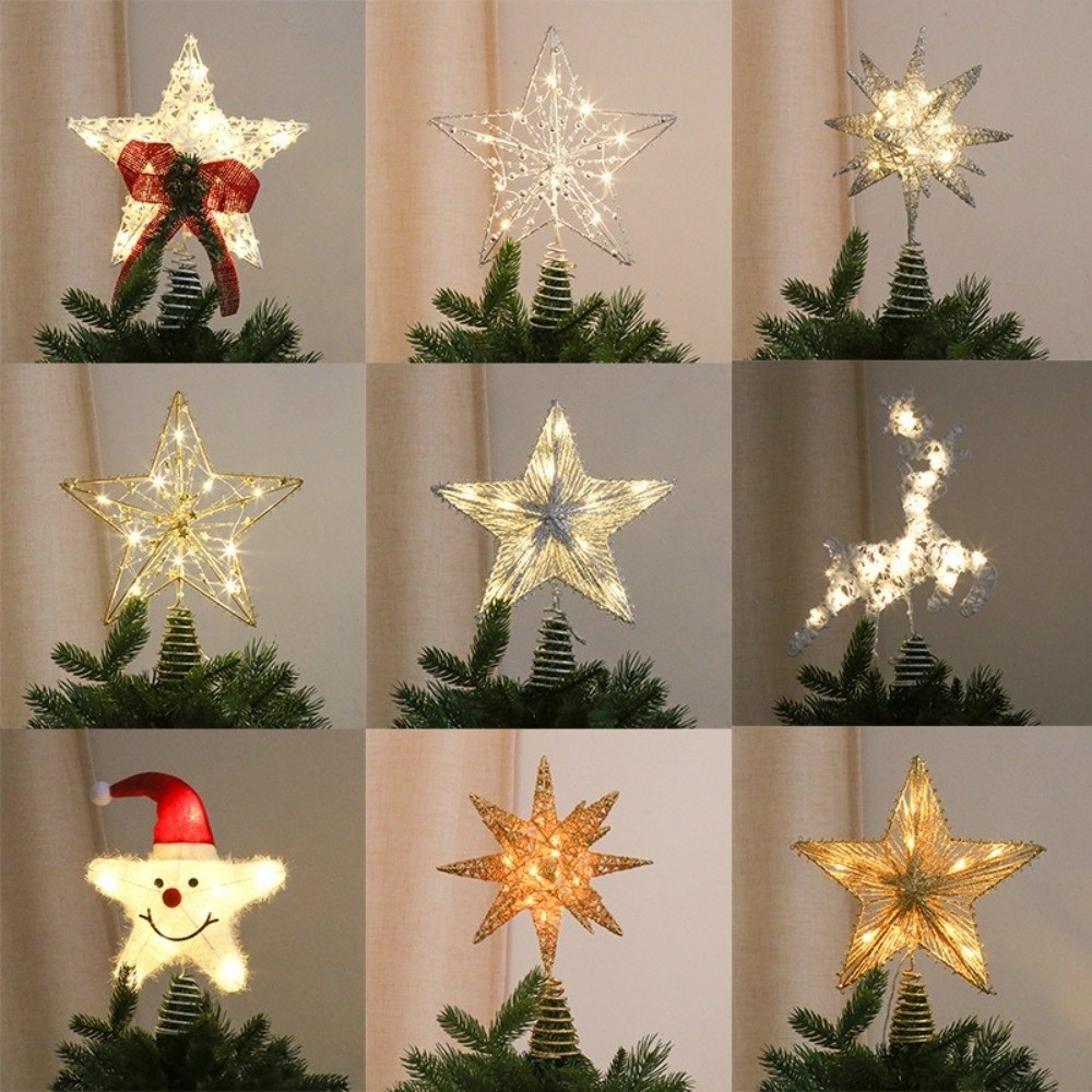 3D Glitter Star Christmas Tree - Star Tree Topper บทวิจารณ์และราคา