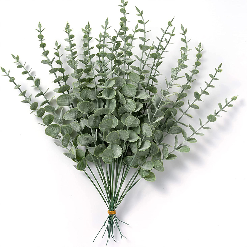 Artificial Eucalyptus Stems Le - Christmas Wreath Fake บทวิจารณ์และราคา