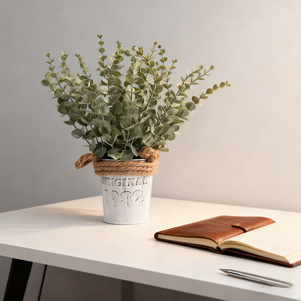 Artificial Eucalyptus Stems Le - Christmas Wreath Fake บทวิจารณ์และราคา