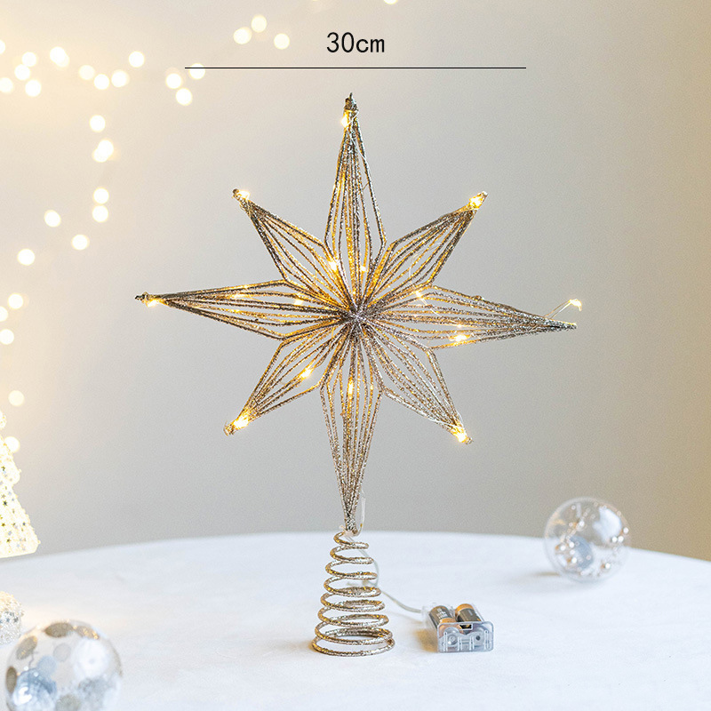 30cm Led Star Christmas Tree T - Star Tree Topper บทวิจารณ์และราคา