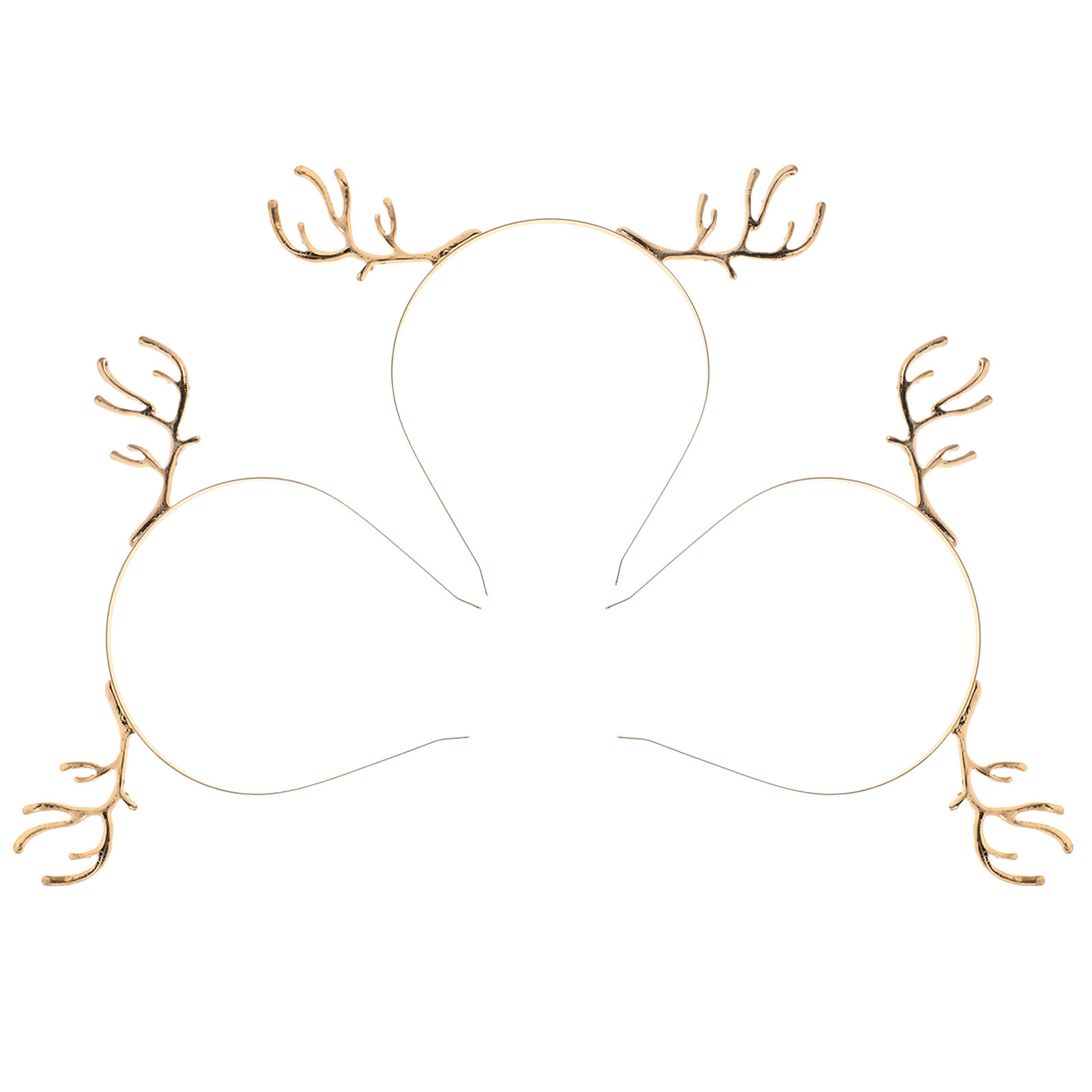 3Pcs Cute Reindeer Antler Head - Reindeer Antlers Headband บทวิจารณ์และราคา