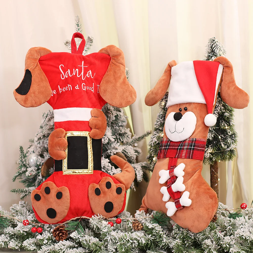 3D Animal Christmas Stockings  - Christmas Stocking Hanging บทวิจารณ์และราคา