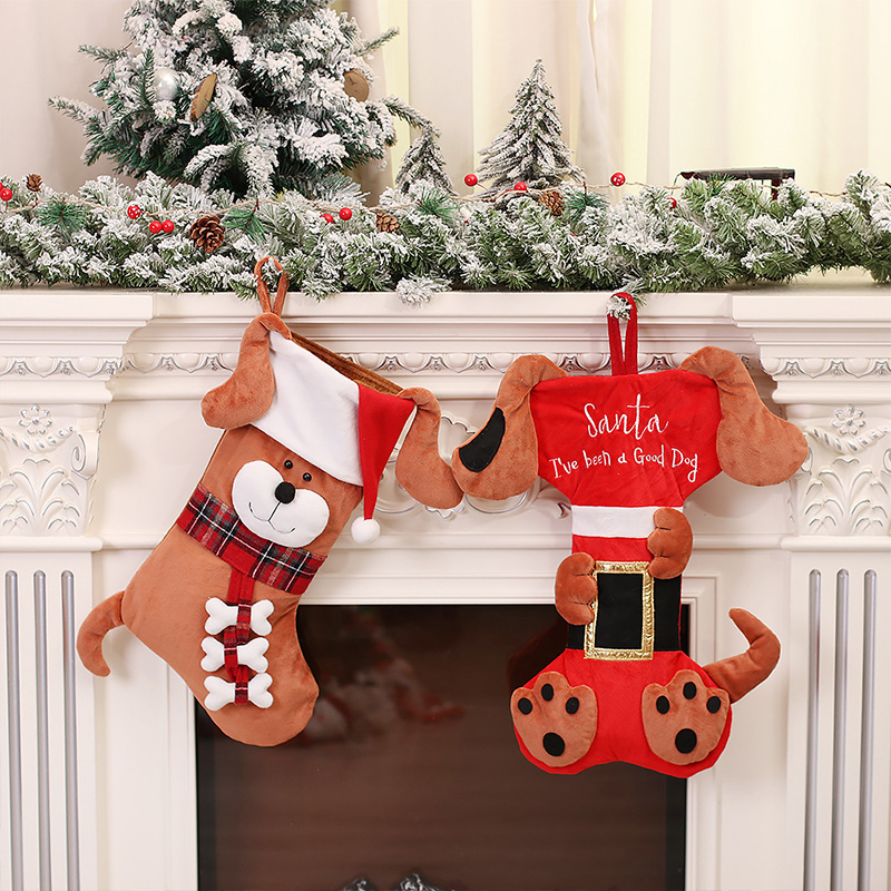 3D Animal Christmas Stockings  - Christmas Stocking Hanging บทวิจารณ์และราคา