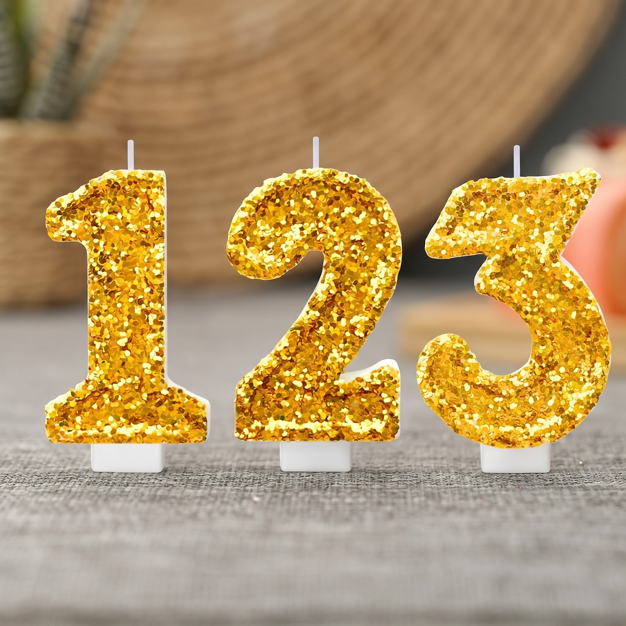 Digital Birthday Candle Gold C - Holiday Candle Set บทวิจารณ์และราคา