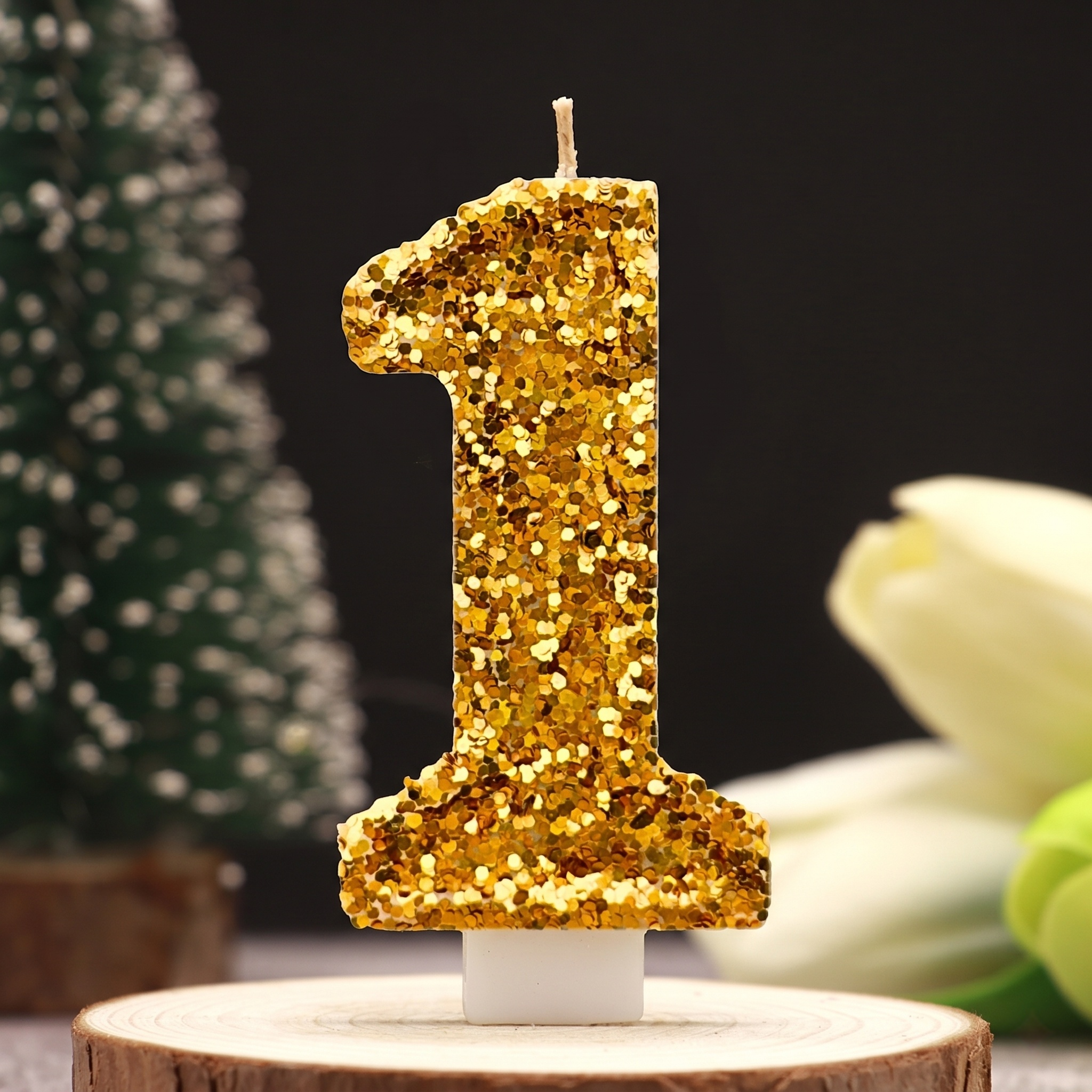 Digital Birthday Candle Gold C - Holiday Candle Set บทวิจารณ์และราคา