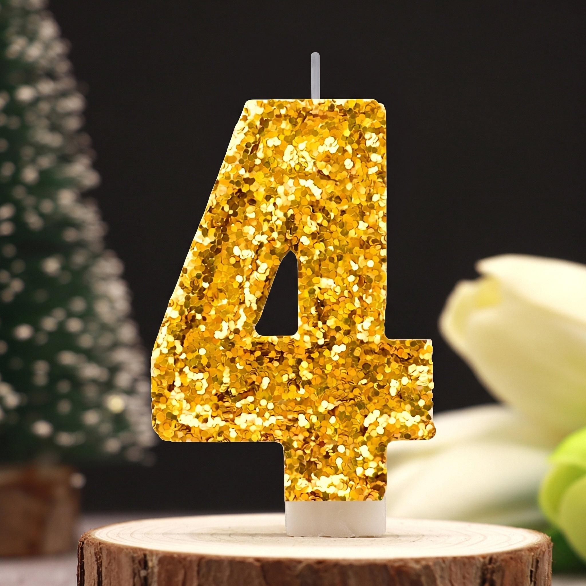 Digital Birthday Candle Gold C - Holiday Candle Set บทวิจารณ์และราคา