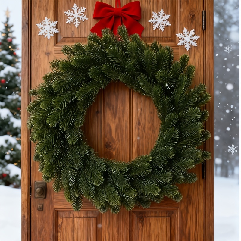 1pc Artificial Christmas Wreat - Christmas Wreath Fake บทวิจารณ์และราคา