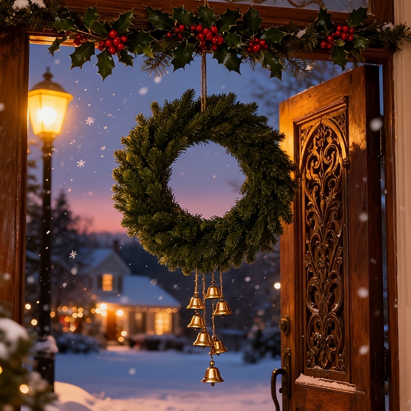 1pc Artificial Christmas Wreat - Christmas Wreath Fake บทวิจารณ์และราคา