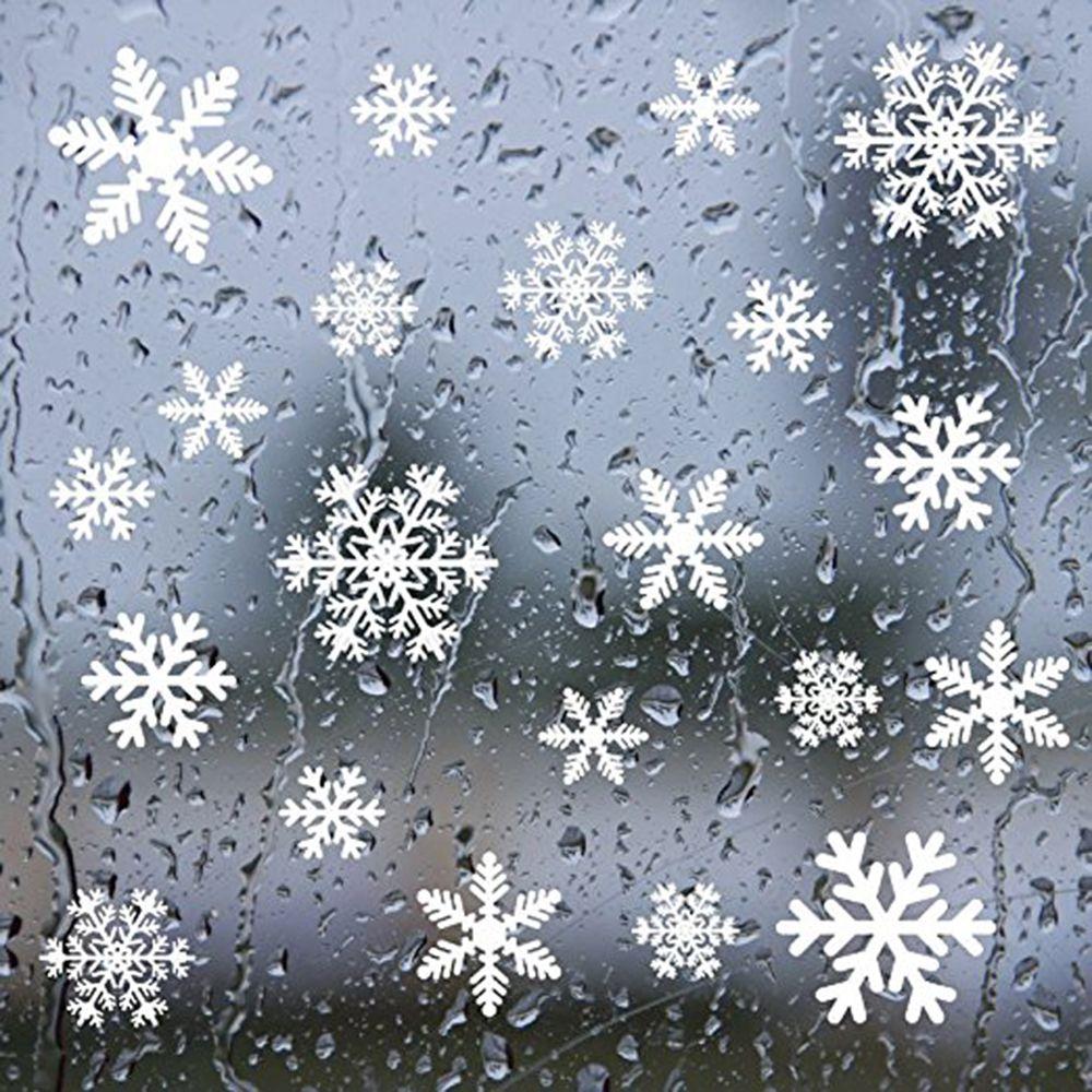 27/38PCS Gift Xmas  Festival S - Snowflake Window Decal บทวิจารณ์และราคา