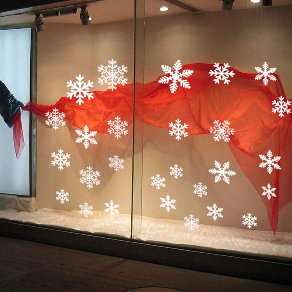 27/38PCS Gift Xmas  Festival S - Snowflake Window Decal บทวิจารณ์และราคา