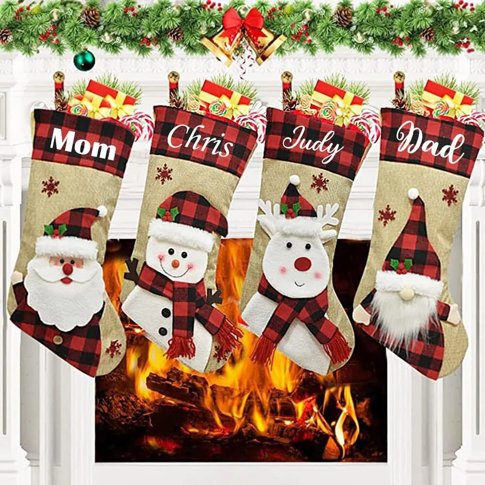 Christmas Holiday Stockings Ch - Christmas Stocking Hanging บทวิจารณ์และราคา