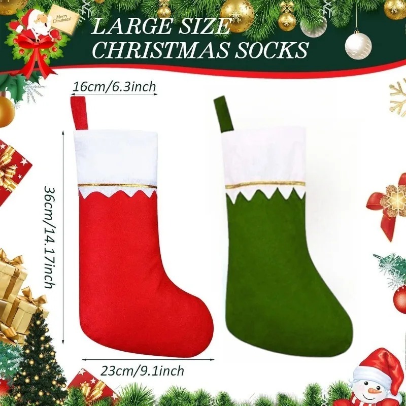 Holiday Christmas Stocking Fir - Christmas Stocking Hanging บทวิจารณ์และราคา