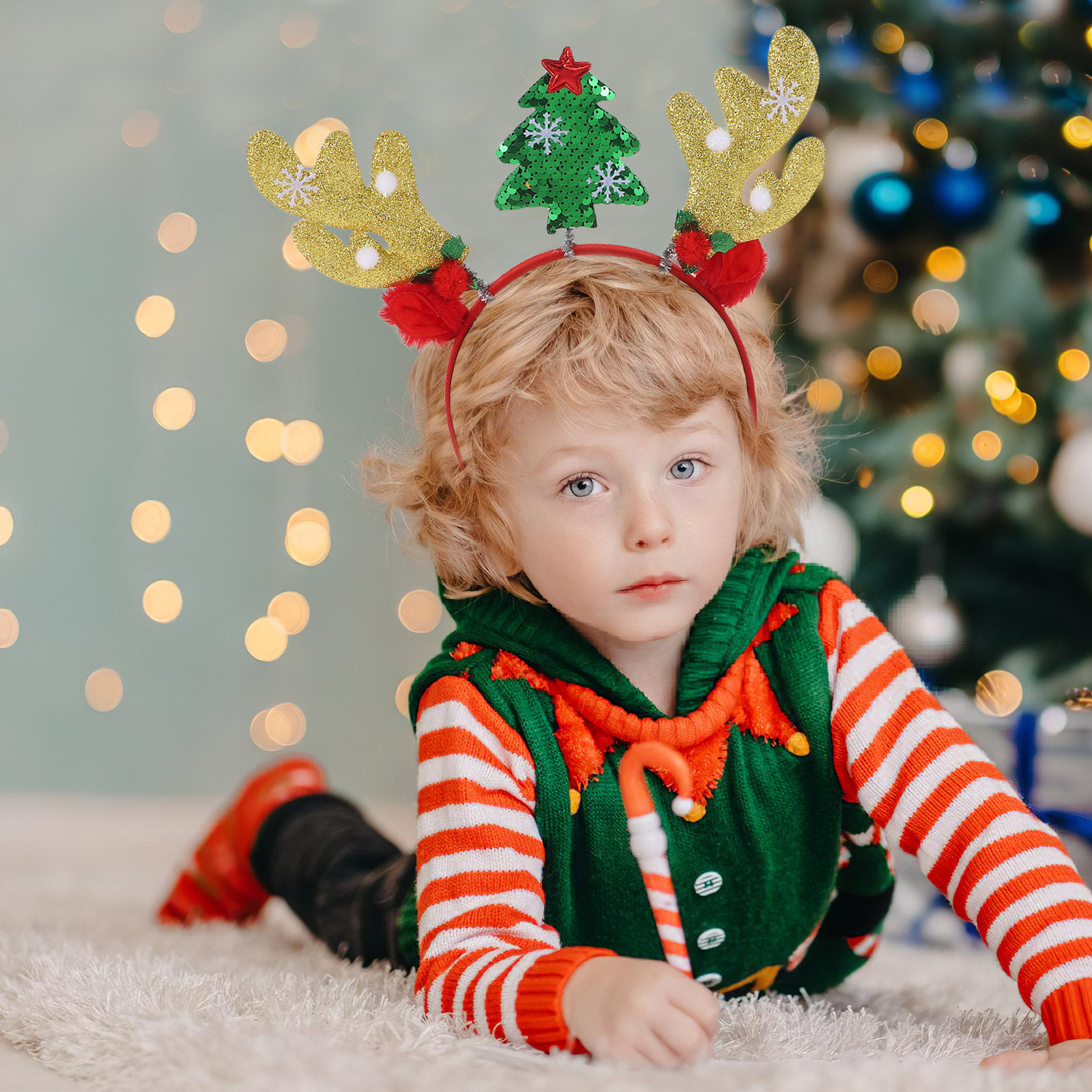 2Pcs Christmas Reindeer Antler - Reindeer Antlers Headband บทวิจารณ์และราคา