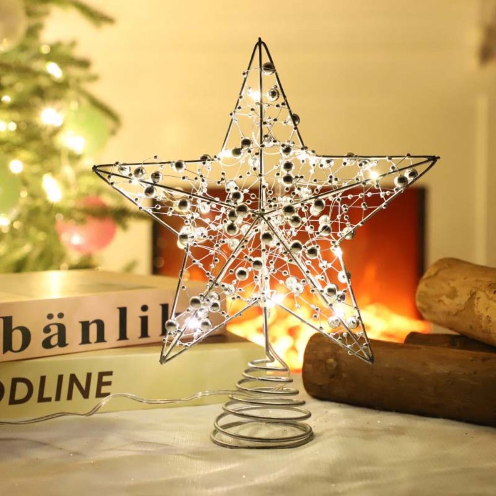Gold/Silver LED Christmas Tree - Star Tree Topper บทวิจารณ์และราคา