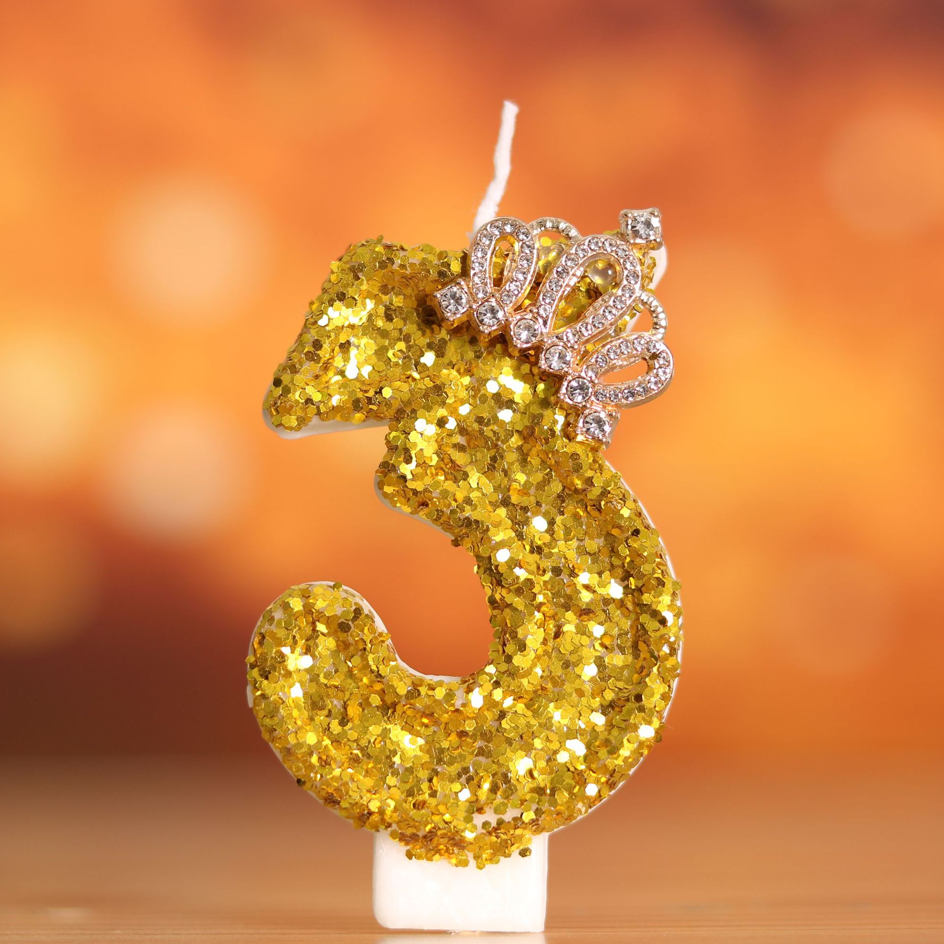 Digital Birthday Cake Gold Cro - Holiday Candle Set บทวิจารณ์และราคา