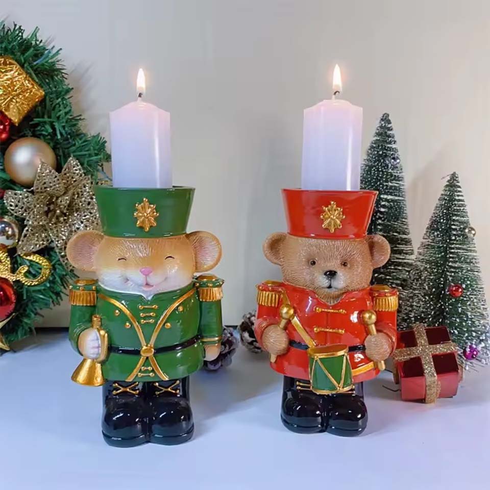 New Resin Nutcracker Candlesti - Nutcracker Figurine บทวิจารณ์และราคา
