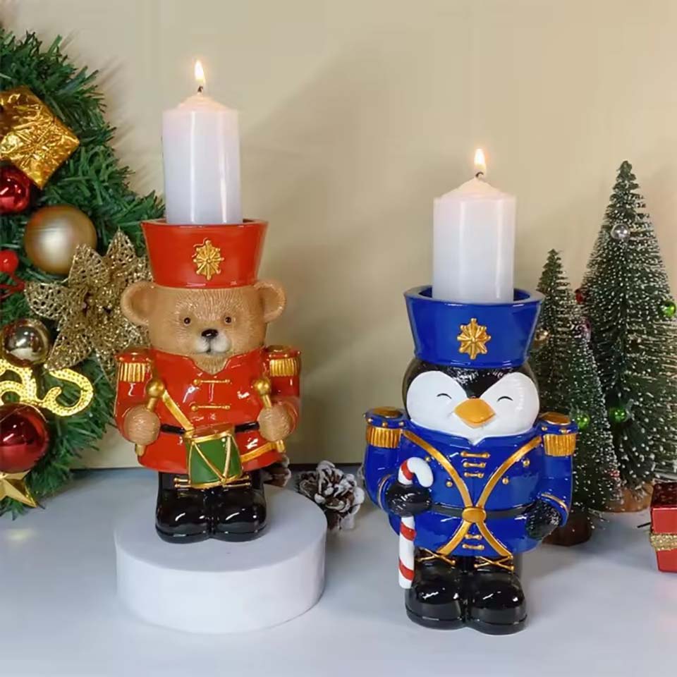 New Resin Nutcracker Candlesti - Nutcracker Figurine บทวิจารณ์และราคา