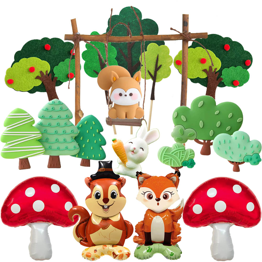 Woodland Cartoon Animal Cake D - Star Tree Topper บทวิจารณ์และราคา