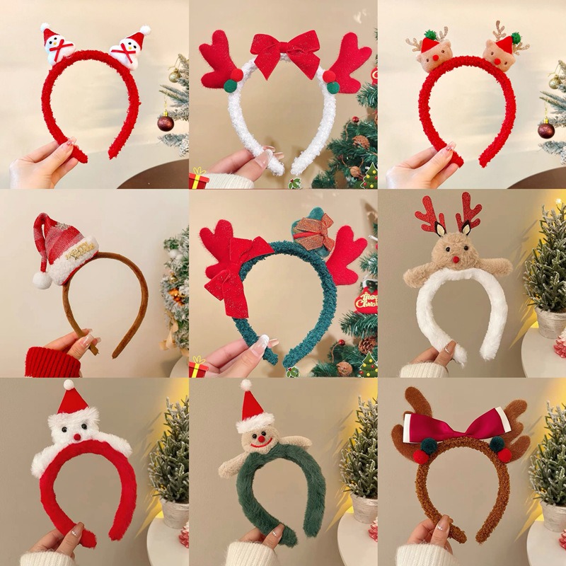 Christmas Santa Cute Bear Plus - Reindeer Antlers Headband บทวิจารณ์และราคา