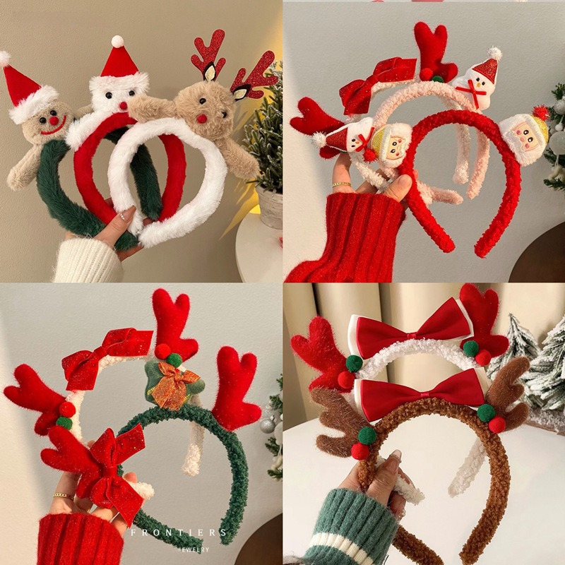 Christmas Santa Cute Bear Plus - Reindeer Antlers Headband บทวิจารณ์และราคา