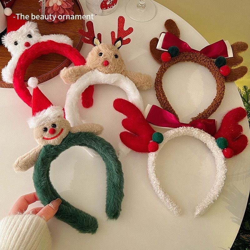 Christmas Santa Cute Bear Plus - Reindeer Antlers Headband บทวิจารณ์และราคา