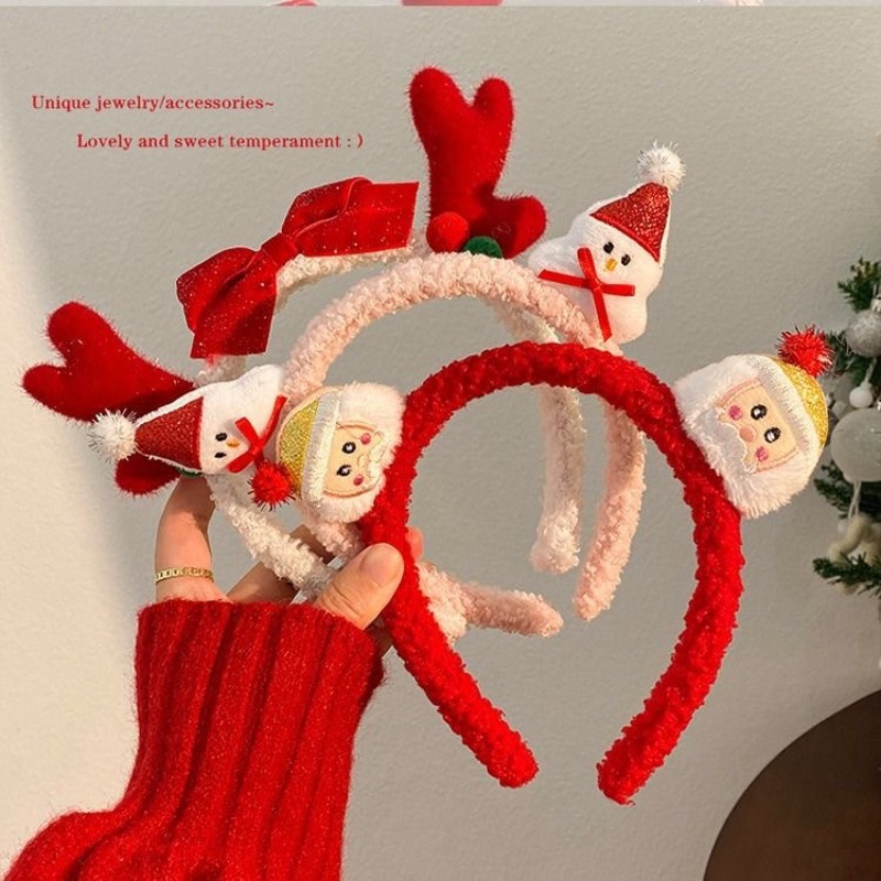 Christmas Santa Cute Bear Plus - Reindeer Antlers Headband บทวิจารณ์และราคา