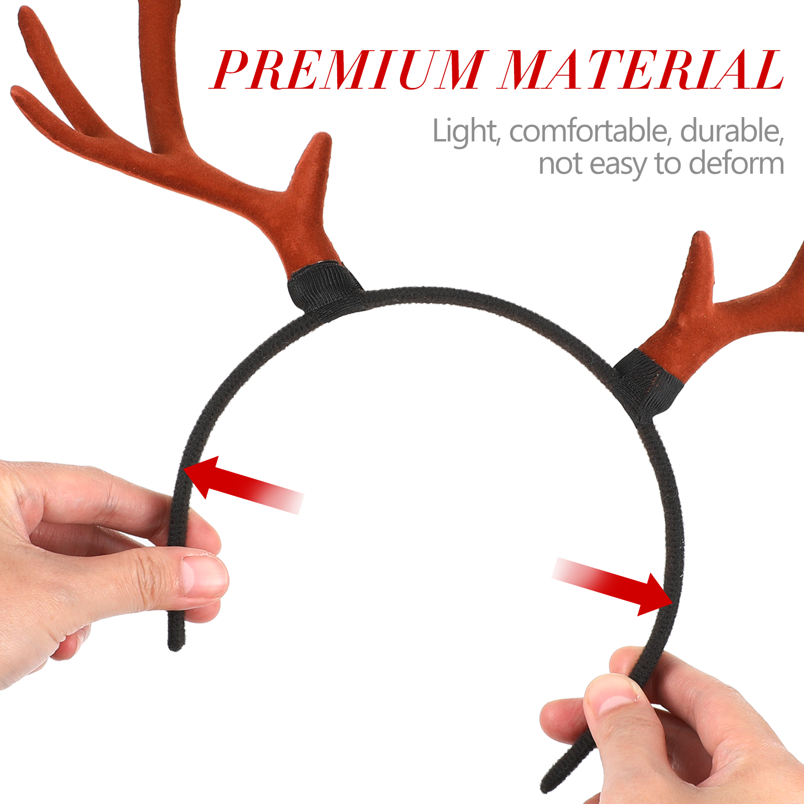 1pc Lovely Christmas Antler Ha - Reindeer Antlers Headband บทวิจารณ์และราคา