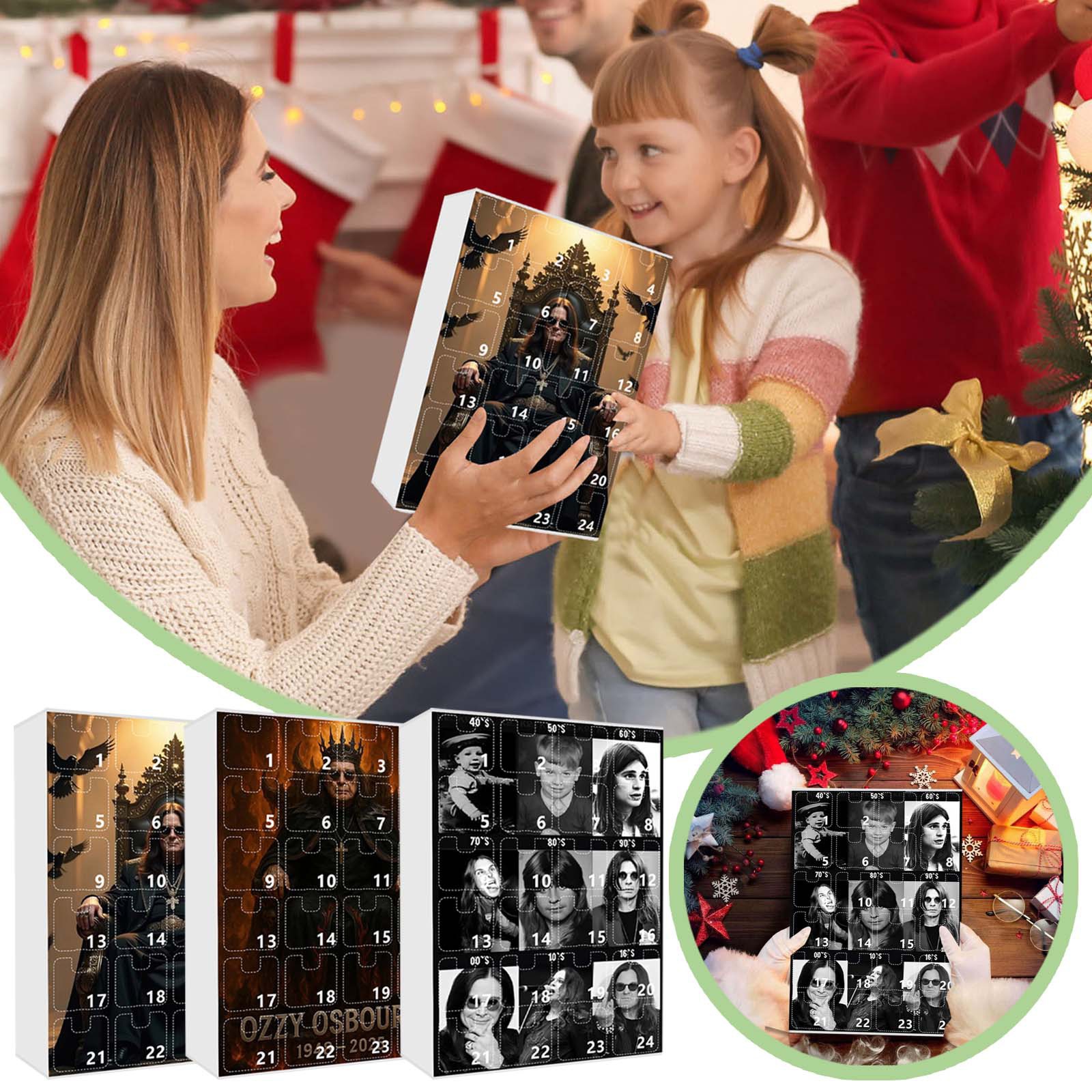 Christmas Gift Acrylic 24pcs A - Advent Calendar Gift บทวิจารณ์และราคา