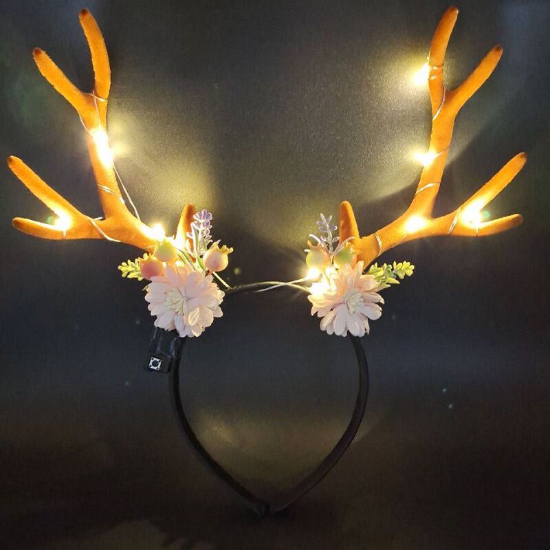 Reindeer Antlers Light up Head - Reindeer Antlers Headband บทวิจารณ์และราคา