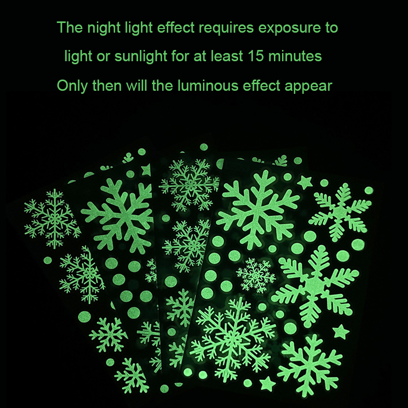 Christmas Luminous Snowflake W - Snowflake Window Decal บทวิจารณ์และราคา