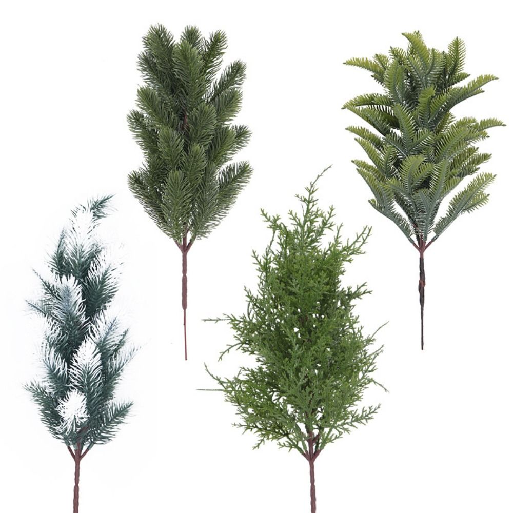 Green Artificial Pine Branch C - Christmas Wreath Fake บทวิจารณ์และราคา