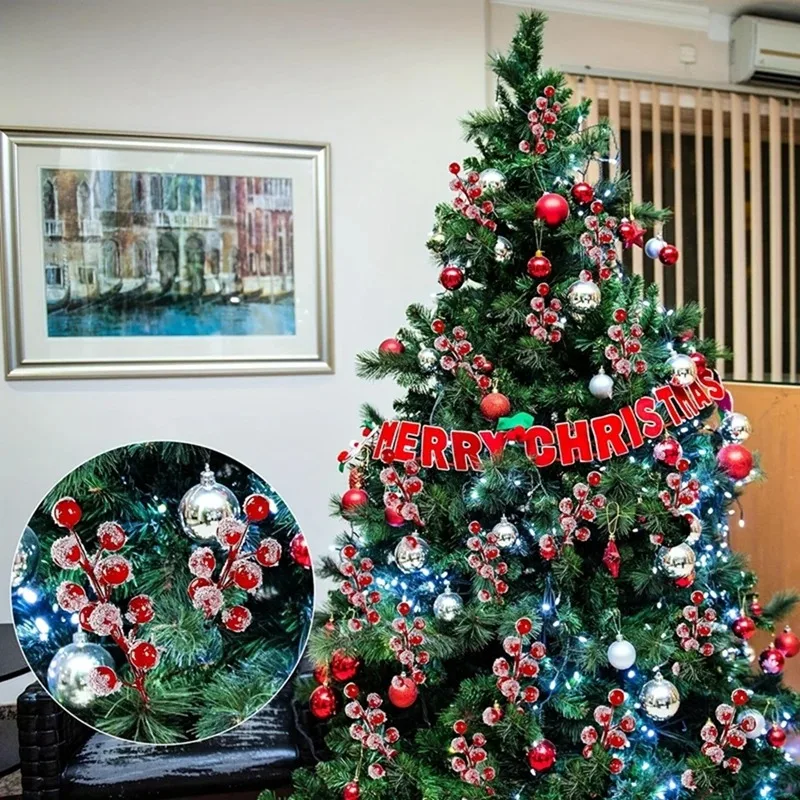 10-200PCS Artificial Red Berry - Christmas Tree Artificial บทวิจารณ์และราคา