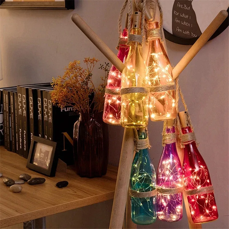 6pcs 20led Wine Bottle with Co - Led Fairy String Lights บทวิจารณ์และราคา
