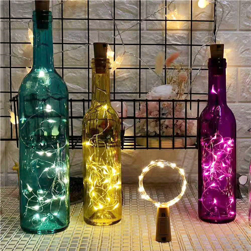 6pcs 20led Wine Bottle with Co - Led Fairy String Lights บทวิจารณ์และราคา