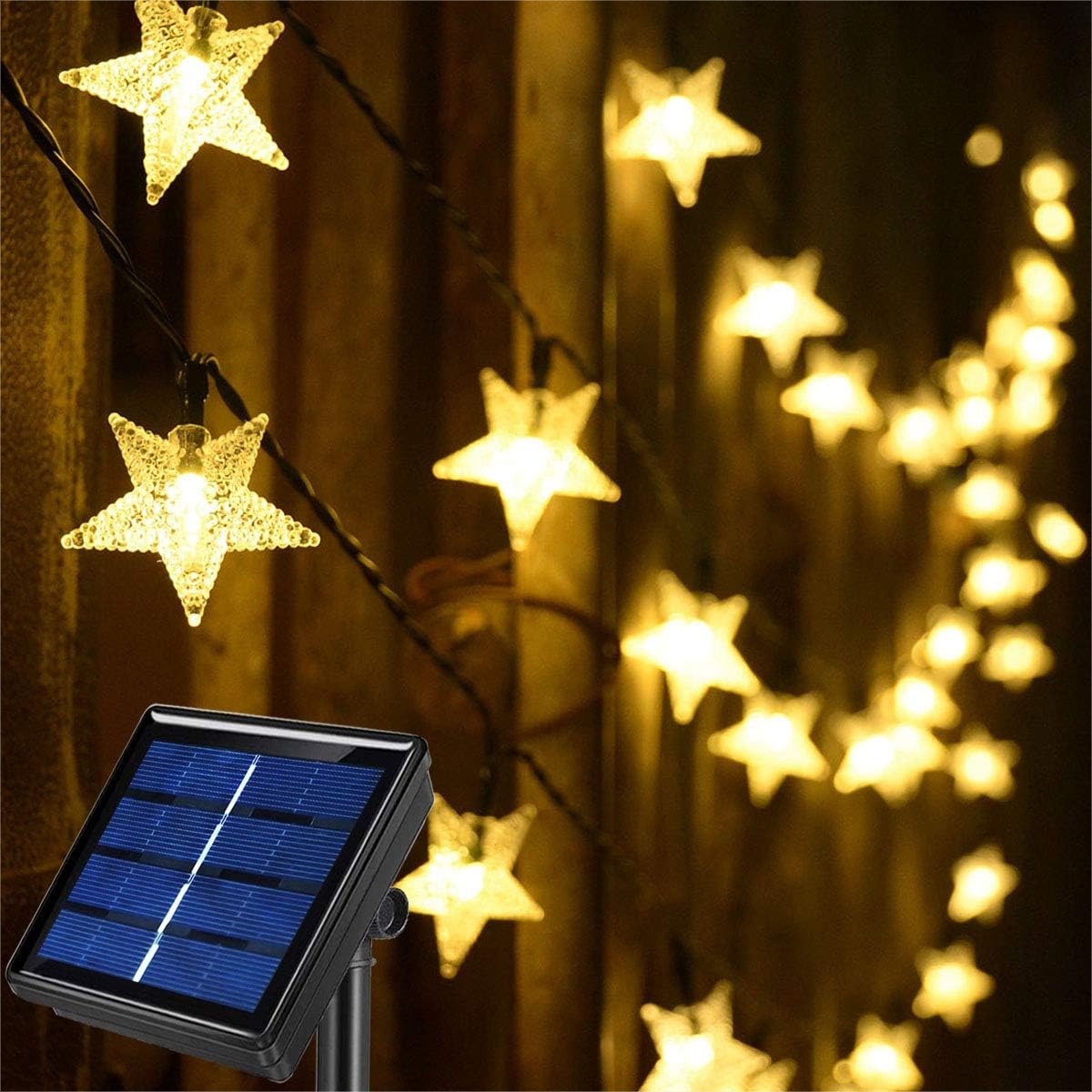 50ft 120 LED Solar Star Fairy  - Led Fairy String Lights บทวิจารณ์และราคา