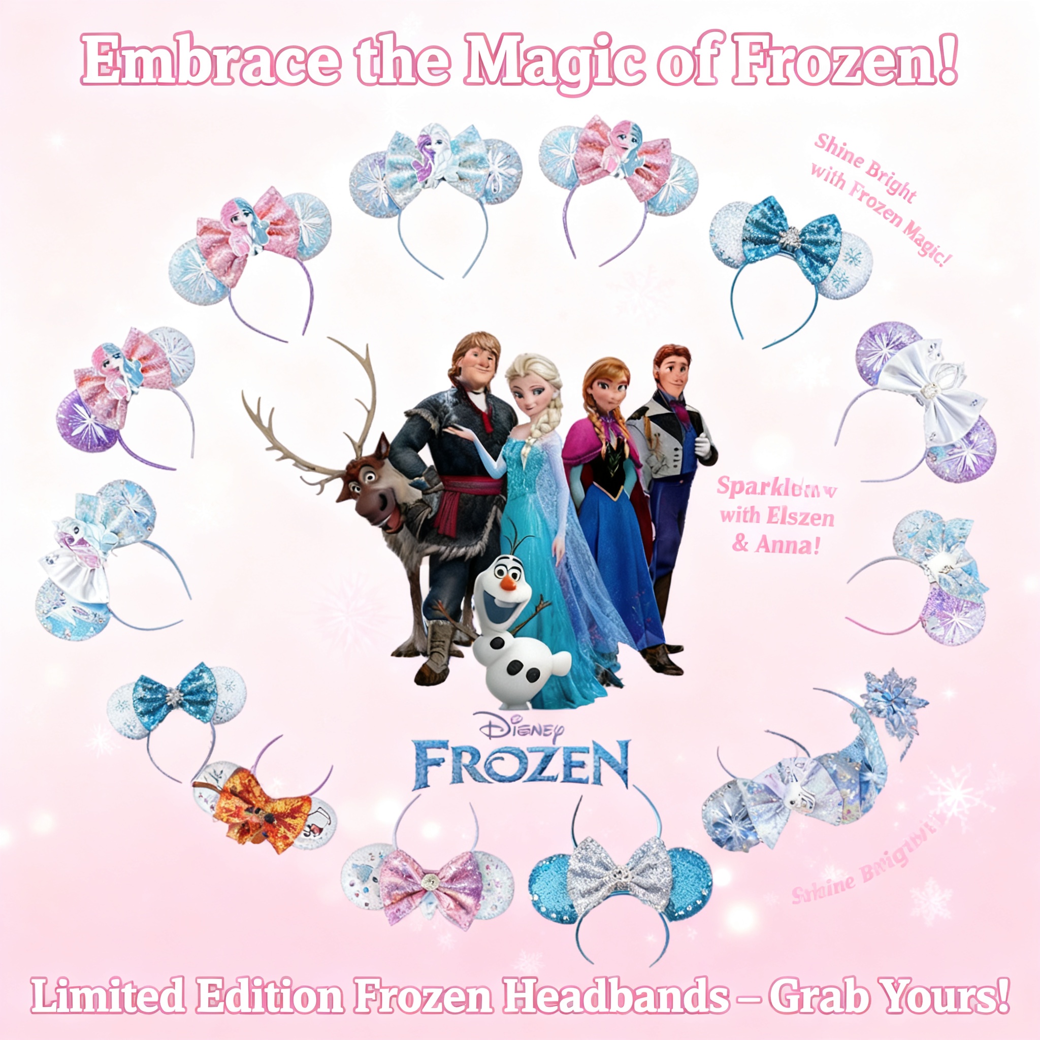 Disney Frozen Elsa Princess An - Ribbon Bow Gift บทวิจารณ์และราคา