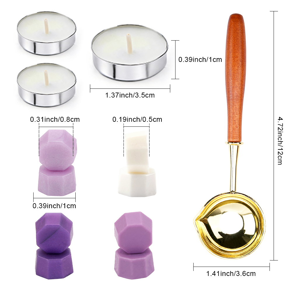 Vintage Wax Sealing Box Set Be - Gift Box Wrap Set บทวิจารณ์และราคา