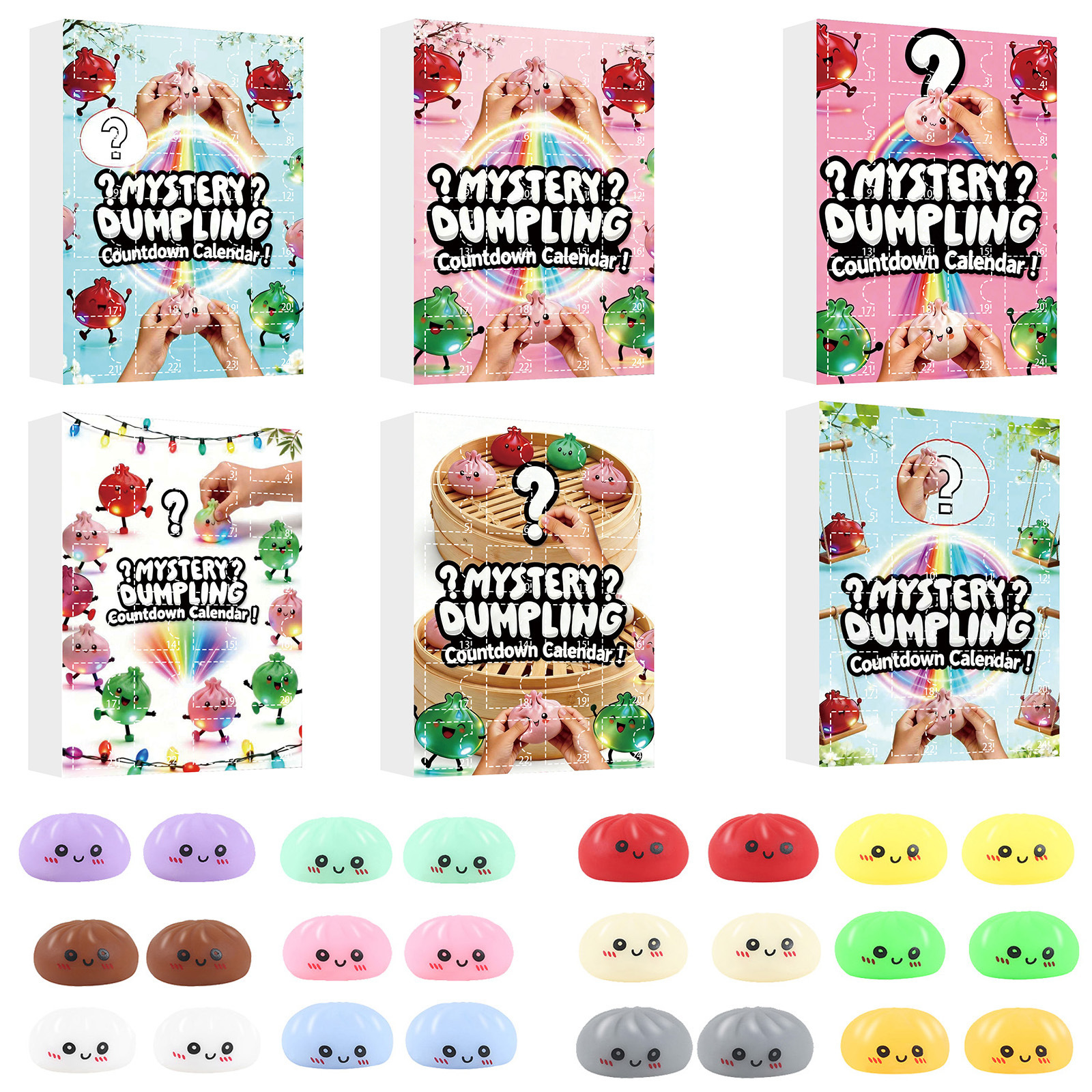 New 24pc Surprise Dumplings My - Advent Calendar Gift บทวิจารณ์และราคา