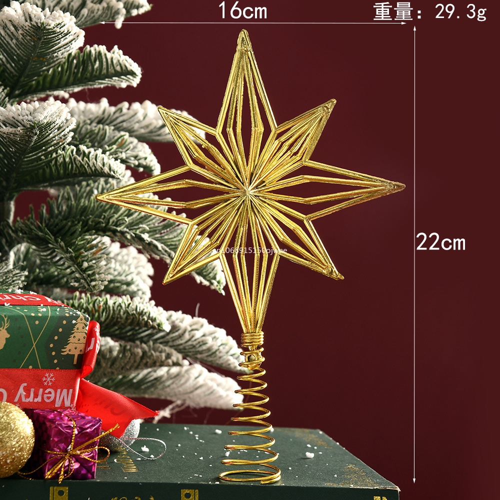 1pc Christmas Tree Topper Chri - Star Tree Topper บทวิจารณ์และราคา