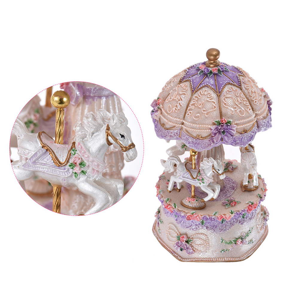 Luxury Dream 3-Horse Rotating  - Snow Globe Musical บทวิจารณ์และราคา