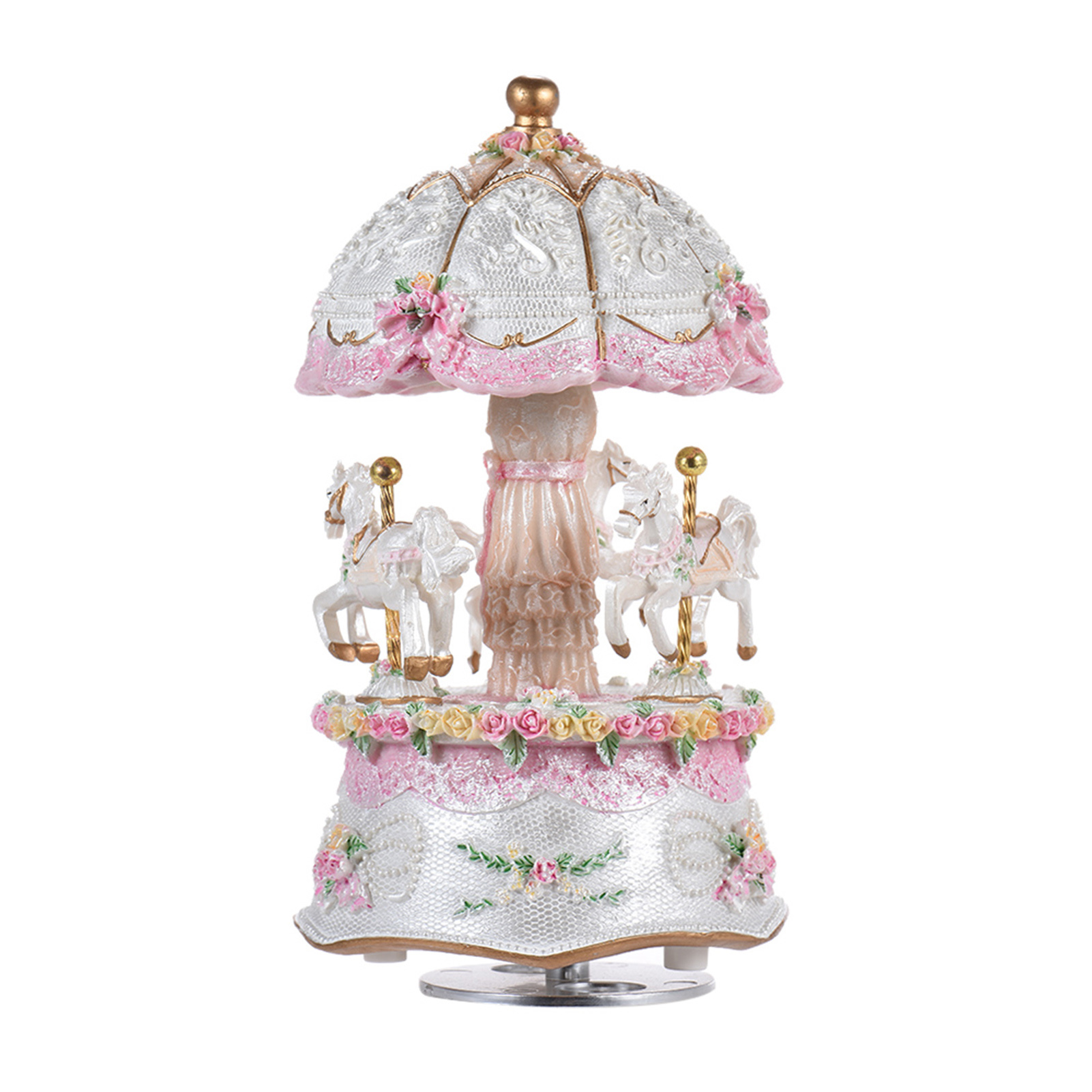 Luxury Dream 3-Horse Rotating  - Snow Globe Musical บทวิจารณ์และราคา