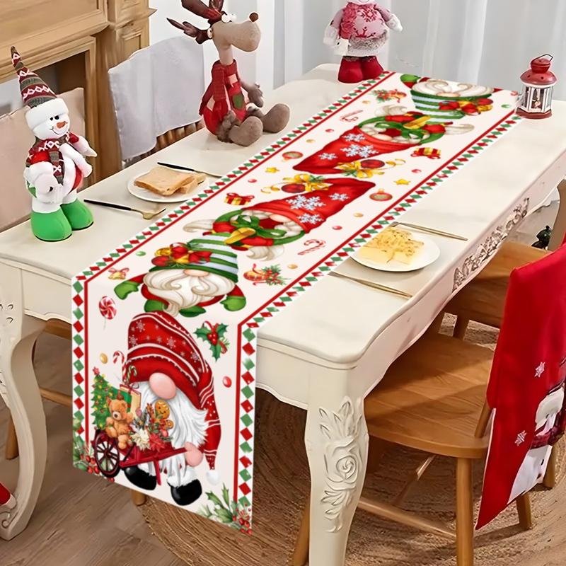 Christmas Table Runner Faceles - Christmas Table Runner บทวิจารณ์และราคา